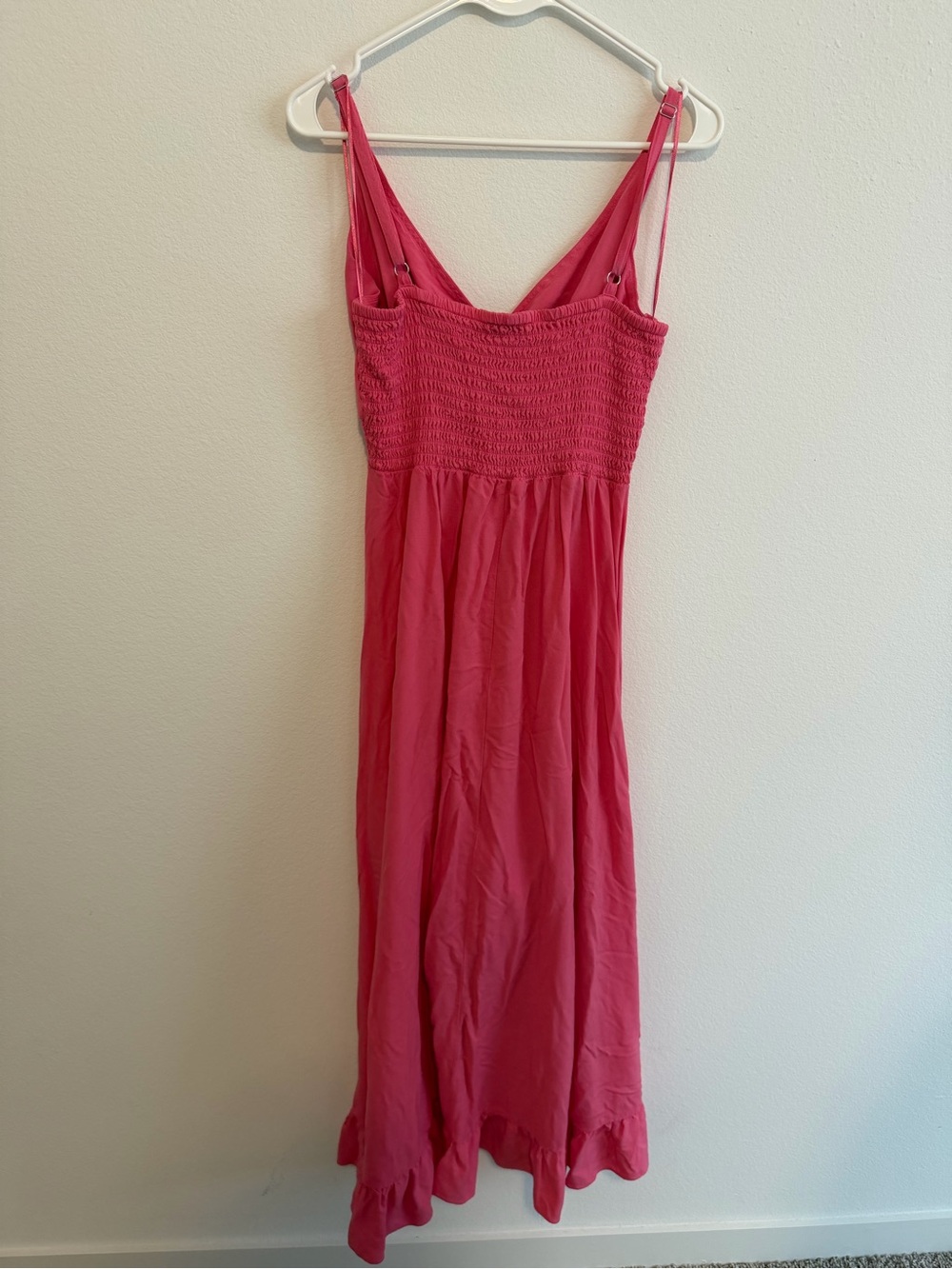 1. State Raspberry Pink V-Neck Maxi Dress - Picture 2 of 3